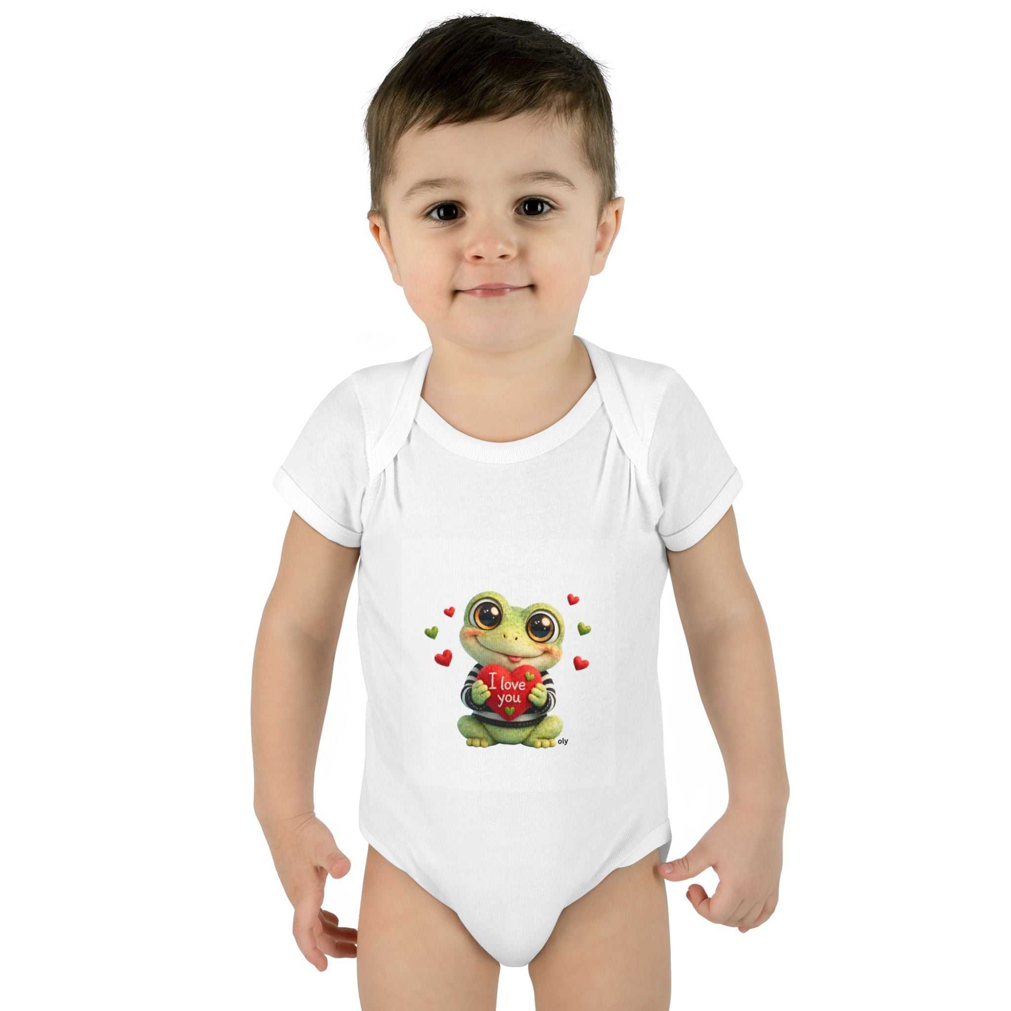Oly Froggy Baby Rib Bodysuit