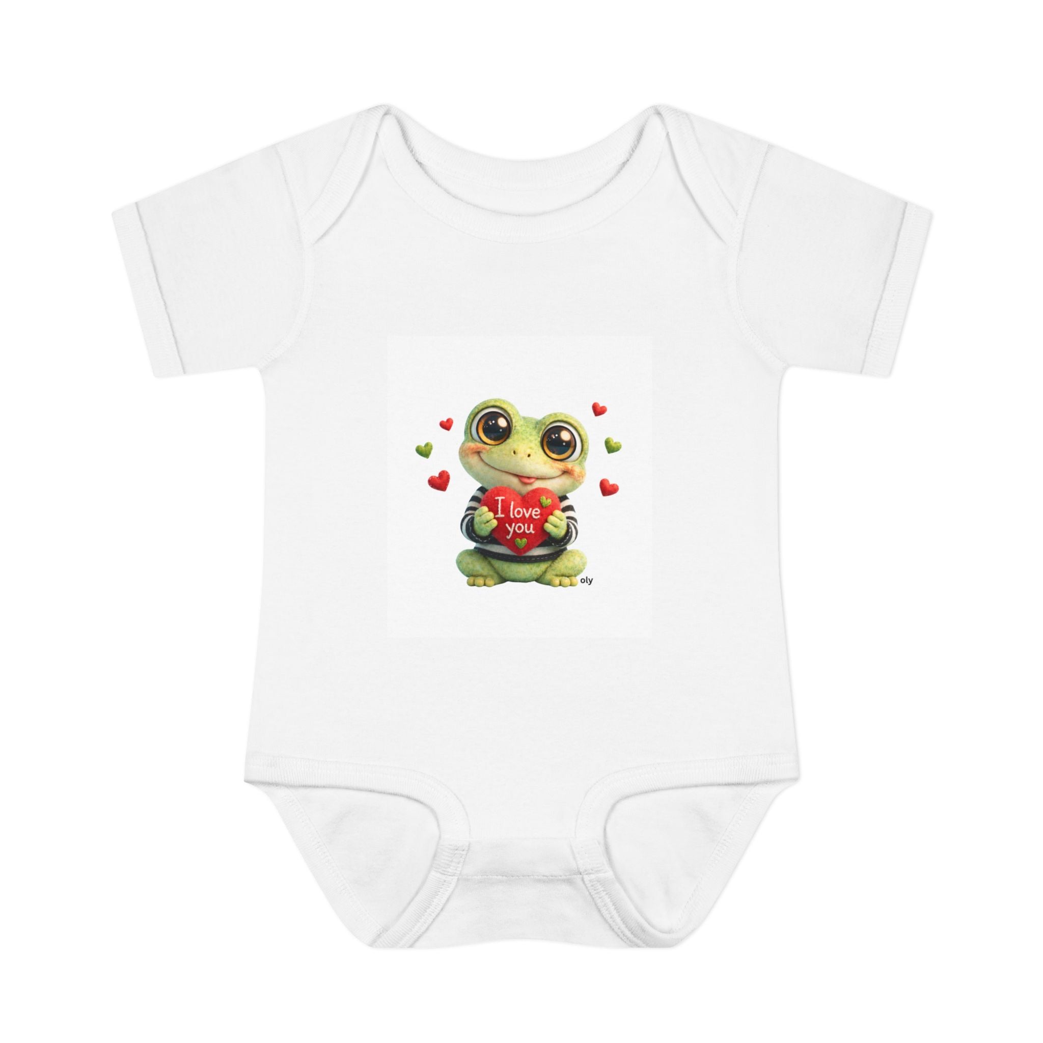 Oly Froggy Baby Rib Bodysuit